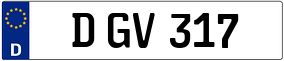 Truck License Plate